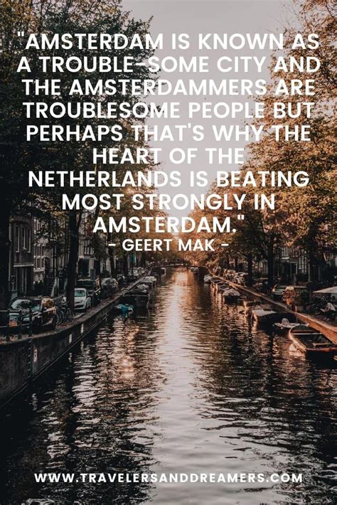 mydearquotes|20 Best Amsterdam Quotes ideas .